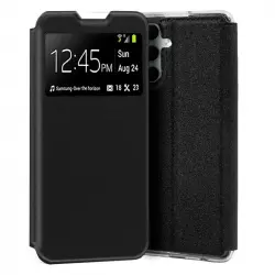 Cool Funda Flip Cover Liso Negra para Samsung A346 Galaxy A34 5G