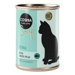 Cosma Soup sopa para gatos 6 x 100 g - Atún con guisantes