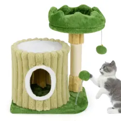 Costway Árbol Torre para Gatos - 50 cm x 41 cm x 54 cm