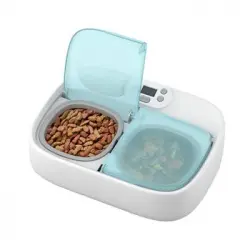 Dispensador Automático De Alimentos Petoneer Pf003 C/refrigeração Blanco