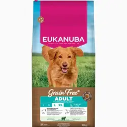 Eukanuba Grain Free Adult Large con cordero - 12 kg
