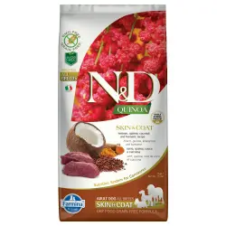 Farmina N&D Quinoa Skin & Coat Venado, quinoa, coco y cúrcuma Adultos - 7 kg