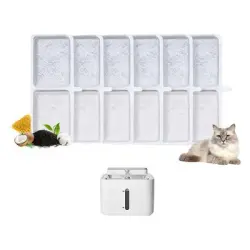 FurryFusion Cartucho de filtro rectangular para dispensador de agua - Artículo 10