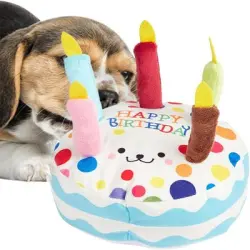 IntiMeg Peluche para perros con forma de tarta de cumpleaños - Artículo 1