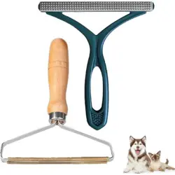 Pawffee 2 peines portátiles antipelo para ropa, gatos y perros - 1 pieza