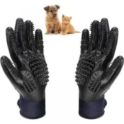 Pawffee Guante de aseo para perros y gatos, peine de masaje, pelo corto - 1 pieza