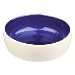Trixie Comedero de cerámica para gatos Crema/Azul Azul/Crema