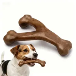 ZooVenture  para perros con forma de hueso tocino -, forma tenedor - Marrón oscuro