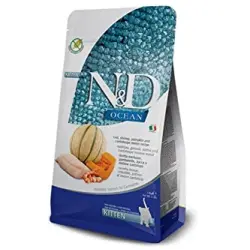 5Kg Farmina ND Ocean pienso para gatitos de Bacalao y  Calabaza