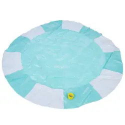 Alfombra de juego acuática a rayas Nomad Tales Bloom - 100 cm de diámetro