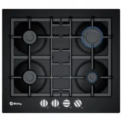 Balay 3ETG564HB Encimera Gas 4 Fuegos 59 cm Negra