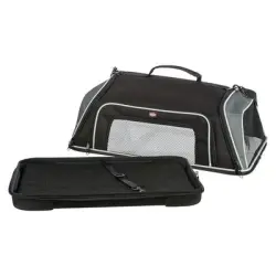 Bolsa transporte Trixie Airline Boarding - negro/gris, 55 x 23 x 40 cm (L x An x Al)