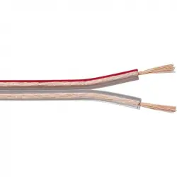 Goobay Cable para Altavoz 2x2.5mm 100m Transparente
