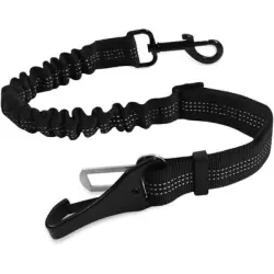 HausPets Cinturón seguridad perros ajustable nailon elástico doble hebilla - Artículo 1