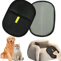 MCBOSON Juego de 2 guantes (de doble cara) para recoger pelo de mascotas - Artículo 1