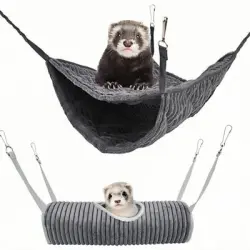 ZooVenture Hamaca para animales pequeños - Gris