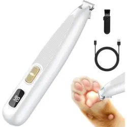 ZooVenture Recortadora de piernas LED de cerámica tipo C - Cabeza: 18 mm blanca