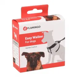 Flamingo Easy Walker Arnés Negro para perros