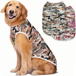 FurryFusion Conjunto de 2 camisetas para perro - Talla 6XL - 2 piezas