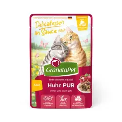 GranataPet Delicatessen en salsa 12 x 100 g - Pollo puro