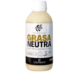 Grasa neutra | 250 ml | Equipamiento para el caballo | Producto de Guarnicionería | Tradición artesana | Color Blanco | Los Nietos - Unidad ud.