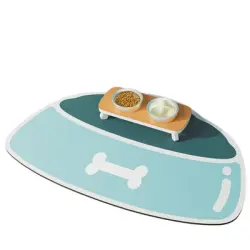 HausPets Alfombrilla de silicona para la alimentación de perros y gatos - Artículo 1