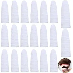 HausPets Paquete 20 cepillos dientes gatos perros, algodón tejido, 360° - Artículo 20