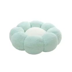 Leeby Sofá Flower Bed Swirl Azul para perros