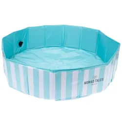 Nomad Tales Bloom piscina a rayas para perros - 80 x 20 cm (diám. x Al)