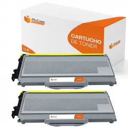 Pccom Essential Brother Tn2120/tn2110/tn360 Tóner Compatible Negro Pack 2