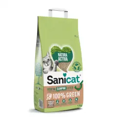 Sanicat Natura Activa 100% Green Arena Vegetal para gatos