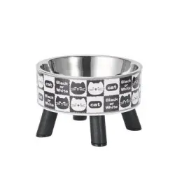 UAMLY Comedero elevado para gatos, cuenco para gatos (Estilo 1) - 1 pieza