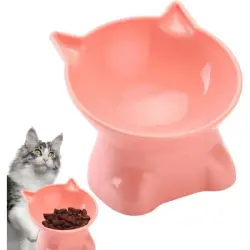 UAMLY Comederos antivómito para gatos - rosa