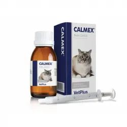 VetPlus Calmex Gato para Situaciones de Estrés Puntuales 60 ml, Unidades 1 Unidad.