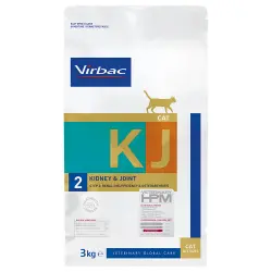 Virbac Veterinary HPM Cat Kidney & Joint Support KJ2 - 3 kg