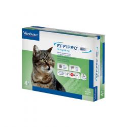 Effipro Duo gatos 1 - 6 Kg 4 pipetas