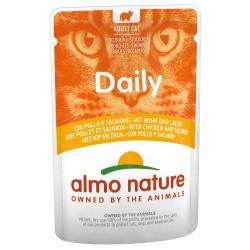 Almo Nature Daily Menu 6 x 70 g - Pollo y salmón