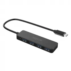 Approx APPC54 Adaptador HUB USB-C a 4 Puertos USB 3.0