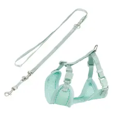 Arnés suave con correa Trixie Junior para cachorros - 26-34 cm de pecho, 200 x 1,0 cm (L x An), menta