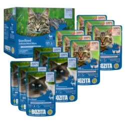 Bozita Sterilised bocaditos en salsa 12 x 85 g - Mix Menú de carne