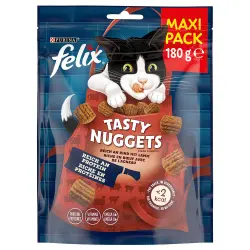 Felix Tasty Nuggets Vacuno y Cordero snacks para gatos - 180 g