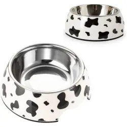 FurryFusion cuenco de acero inoxidable para perros y gatos - 1 pieza