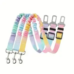 HausPets Juego 3 correas nailon perros coche, cinturón seguridad mascotas - Artículo 1
