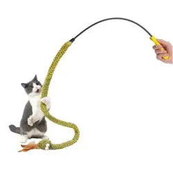 IntiMeg  interactivo para gatos con forma de serpiente - Una pieza