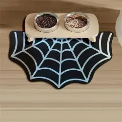 IntiMeg Manteles individuales con motivos de gatos y perros - Telaraña - Araña 50*80cm