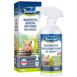Limpiador y eliminador de olores para jaulas de roedores Bactador - 500 ml