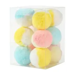 MCBOSON 12 bolas de peluche con forma de gato - 1 pieza