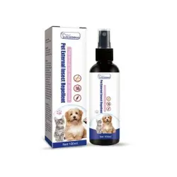 MCBOSON Spray antipulgas y antigarrapatas para gatos y perros - 1 pieza