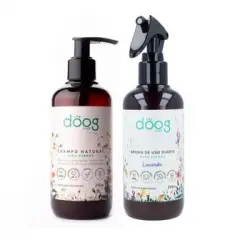Pack Baño Lavanda Para Mascotas The Doog Life 250 Ml