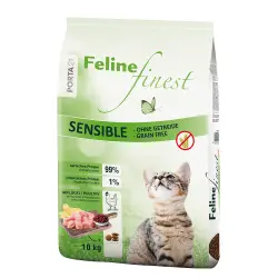 Porta 21 Feline Finest Sensible sin cereales - 10 kg